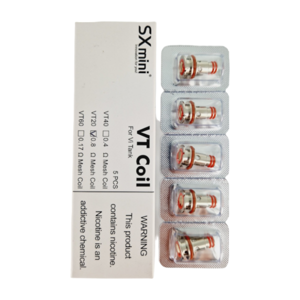 SXMINI - Resistenze VT Coil SX Mini 0.17/0.4/0.8ohm Confezione da 5PZ